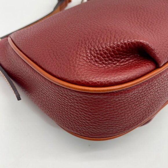 Dooney & Bourke Red Pebble Grain Margo Convertible Crossbody - Picture 8 of 12
